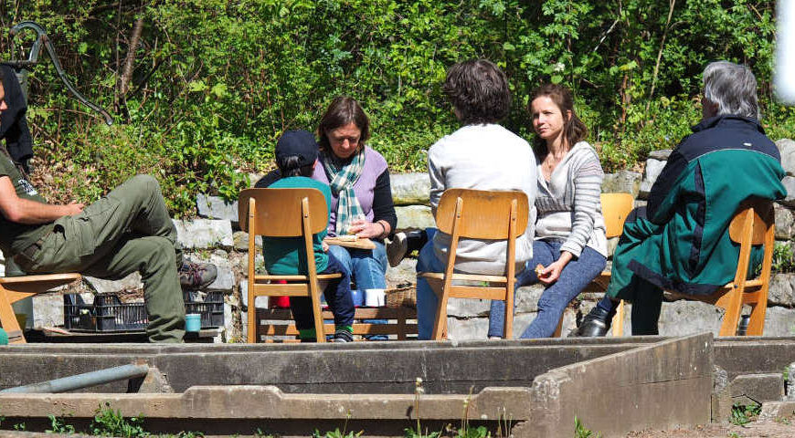 Unser Schulgarten im Frühjahr