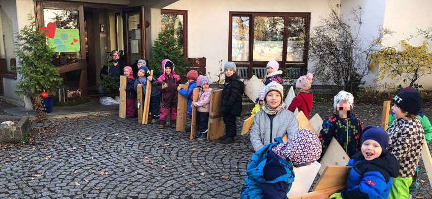 „Fleißige Handwerker“ im Kindergarten