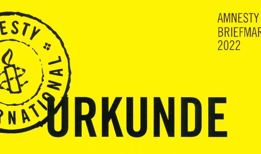 SCHREIB FÜR FREIHEIT: Der Amnesty-Briefmarathon 2022