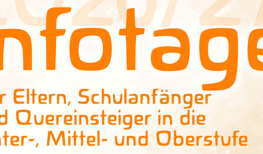 Informationsveranstaltungen für Eltern