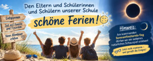 Schöne Sommerferien – und ein Blick zum Himmel lohnt sich!